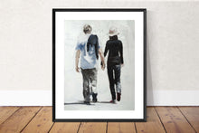 Load image into Gallery viewer, Couple Painting - Poster - Wall art - Canvas Print - Fine Art - from original oil painting by James Coates