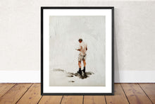 Load image into Gallery viewer, Hiking Painting, walkers Poster, Wall art, Canvas Print, Fine Art - from original oil painting by James Coates