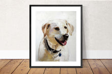 Load image into Gallery viewer, Labrador dog - Painting -Dog art - Dog Prints - Fine Art - from original oil painting by James Coates
