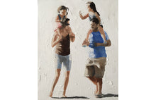 Load image into Gallery viewer, Family Fun Painting, PRINTS, Canvas, Poster, Commissions, Fine Art - from original oil painting by James Coates