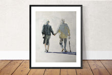 Load image into Gallery viewer, Couple Painting - Poster -Wall art - Canvas Print - Fine Art - from original oil painting by James Coates