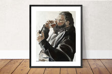 Load image into Gallery viewer, Man - Painting - Poster - Wall art - Canvas Print - Fine Art - from original oil painting by James Coates