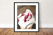 Load image into Gallery viewer, Whippy Ice Cream Painting, Prints, Canvas, Posters, Originals, Commissions, Fine Art from original oil painting by James Coates