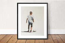 Load image into Gallery viewer, Football Soccer - Painting - Poster - Wall art - Canvas Print - Fine Art - from original oil painting by James Coates