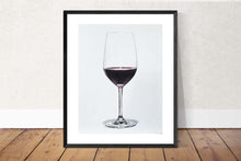 Load image into Gallery viewer, Glass of Red wine Painting, Prints, Canvas, Posters, Originals, Commissions - Fine Art from original oil painting by James Coates