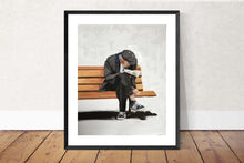 Load image into Gallery viewer, Old man - Painting - Poster - Wall art - Canvas Print - Fine Art - from original oil painting by James Coates