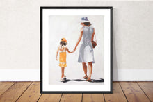 Load image into Gallery viewer, Mommy and Child Painting, Poster, Prints, commissions, Fine Art - from original oil painting by James Coates