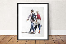 Load image into Gallery viewer, Couple Painting - Poster - Wall art - Canvas Print - Fine Art - from original oil painting by James Coates