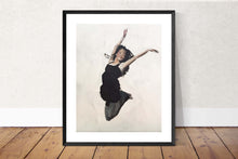 Load image into Gallery viewer, Woman jumping Painting, Posters, Prints, Originals , Commissions, Fine Art - from original oil painting by James Coates