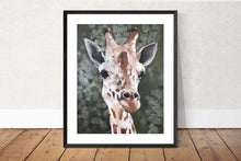 Load image into Gallery viewer, Giraffe Painting, Prints, Posters, Originals, Commissions, Wall art - Canvas Print - Fine Art - from original oil painting by James Coates