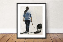 Load image into Gallery viewer, People Painting Wall art - Canvas Print - Fine Art - from original oil painting by James Coates