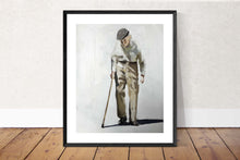 Load image into Gallery viewer, Old man Painting, Prints, Posters, Originals, Commissions, Wall art - Fine Art - from original oil painting by James Coates