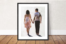 Load image into Gallery viewer, Couple - Painting - Poster - Wall art - Canvas Print - Fine Art - from original oil painting by James Coates