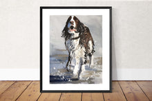 Load image into Gallery viewer, Spaniel Painting, Pints, Canvas, Posters, originals, Commissions, Fine Art - from original oil painting by James Coates