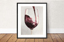 Load image into Gallery viewer, Red Wine Painting, Prints, Canvas, Posters, Originals, Commissions, Fine Art from original oil painting by James Coates