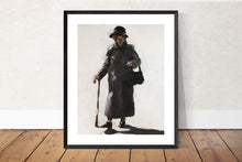 Load image into Gallery viewer, Old lady Painting, Wall art, Canvas Print , Fine Art - from original oil painting by James Coates