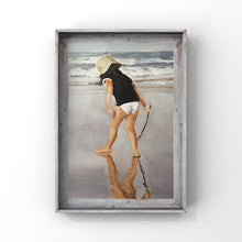 Load image into Gallery viewer, Boy on beach Painting, PRINTS, Canvas, Posters, Commissions, Fine Art - from original oil painting by James Coates
