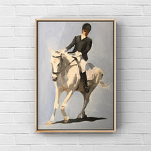 Load image into Gallery viewer, Horse riding Painting, riding Poster, Wall art, Canvas Print, Fine Art - from original oil painting by James Coates