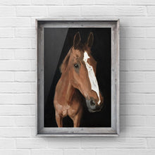 Load image into Gallery viewer, Horse Painting - Poster - Wall art - Canvas Print - Fine Art - from original oil painting by James Coates