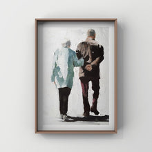 Load image into Gallery viewer, Couple Love Painting, Prints, Canvas, Posters, Originals, Commissions - Fine Art - from original oil painting by James Coates