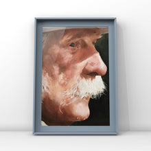 Load image into Gallery viewer, Portrait of a man Painting, Man Poster, Wall art, Canvas Print - Fine Art - from original oil painting by James Coates