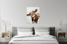 Load image into Gallery viewer, Cow Painting, PRINTS, Canvas, Posters, Originals, Commissions - Fine Art - from original oil painting by James Coates