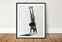 Load image into Gallery viewer, Girl playing Paintings Prints, Canvas, Posters, Originals, Commissions - Fine Art - from original oil painting by James Coates