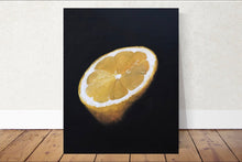 Load image into Gallery viewer, Lemon Painting, Fruit painting, Still life art, Prints, Fine Art - from original oil painting by James Coates