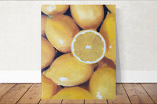 Load image into Gallery viewer, Lemons Painting, Still life art, food art, Prints , Fine Art - from original oil painting by James Coates