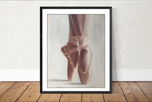 Load image into Gallery viewer, Ballet Shoes - Painting -Wall art - Canvas Print - Fine Art - from original oil painting by James Coates