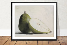 Load image into Gallery viewer, Pear Painting, Prints, Canvas, Posters, Originals, Commissions - Fine Art from original oil painting by James Coates
