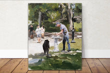 Load image into Gallery viewer, Park Painting, Prints, Canvas, Posters, Originals, Commissions, Fine Art - from original oil painting by James Coates