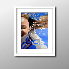 Load image into Gallery viewer, Swimming girl Painting, Prints, Posters, Canvas, Originals, Commissions, Fine Art - from original oil painting by James Coates