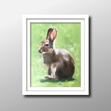Load image into Gallery viewer, Rabbit Painting, Poster, Wall art, Prints - Fine Art - from original oil painting by James Coates