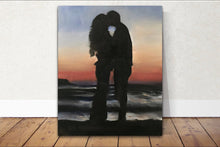 Load image into Gallery viewer, Couple Painting, Wall art, Canvas Print, Fine Art - from original oil painting by James Coates