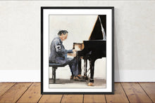 Load image into Gallery viewer, Music Painting Wall art - Canvas Print - Fine Art - from original oil painting by James Coates