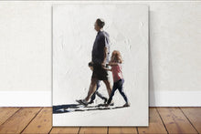 Load image into Gallery viewer, Family walk Painting, Prints, Posters, Originals, Commissions, Fine Art - from original oil painting by James Coates