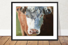 Load image into Gallery viewer, Cow Painting, Prints, Posters, Originals, Commissions, Fine Art - from original oil painting by James Coates