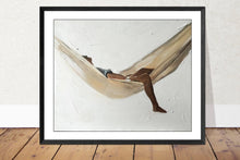 Load image into Gallery viewer, Hammock Painting, Hammock Wall art, Hammock, Canvas Print, Fine Art, from original oil painting by James Coates