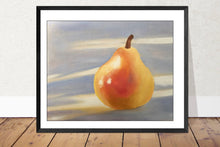 Load image into Gallery viewer, Pear Painting, Prints, Posters, Originals, Commissions, Fine Art from original oil painting by James Coates