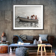 Load image into Gallery viewer, Children on beach Painting ,Beach art ,Beach Prints ,Fine Art, from original oil painting by James Coates