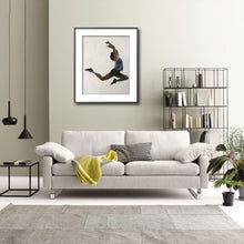 Load image into Gallery viewer, Girl jumping Painting Wall art - Canvas Print - Fine Art - from original oil painting by James Coates