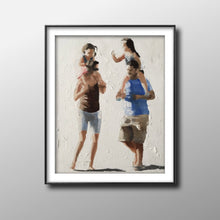 Load image into Gallery viewer, Family Fun Painting, PRINTS, Canvas, Poster, Commissions, Fine Art - from original oil painting by James Coates