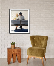 Load image into Gallery viewer, Couple - Painting - Poster - Wall art - Canvas Print - Fine Art - from original oil painting by James Coates