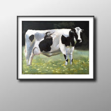 Load image into Gallery viewer, Cow Painting - Cow art - Cow Print - Fine Art - from original oil painting by James Coates