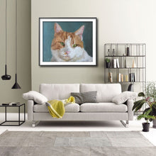 Load image into Gallery viewer, Cat - Painting - Poster - Wall art - Canvas Print - Fine Art - from original oil painting by James Coates
