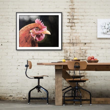 Load image into Gallery viewer, Hen - Painting - Poster - Wall art - Canvas Print - Fine Art - from original oil painting by James Coates