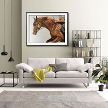 Load image into Gallery viewer, Horse racing Painting, PRINTS, Canvas, Poster, Commissions, Fine Art - from original oil painting by James Coates