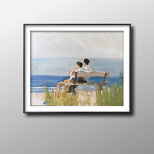 Load image into Gallery viewer, Couple - Painting - Poster - Wall art - Canvas Print - Fine Art - from original oil painting by James Coates