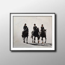 Load image into Gallery viewer, Horse riding - Painting - Poster - Wall art - Canvas Print - Fine Art - from original oil painting by James Coates